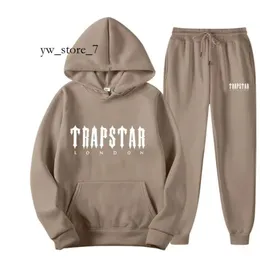 Trapstar 2024 Tracksuit Mens Trapstar Trapstar Tracksuit Hoodie Basketball Football Rugby Tvådel med kvinnors långärmad Trapstar Hoodie Jacket byxor 4046