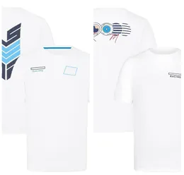 2024 temporada F1 trabalho terno de corrida logotipo do carro equipe personalizada camiseta de manga curta fãs de secagem rápida de manga curta em torno do pescoço macacão de carro esportivo.