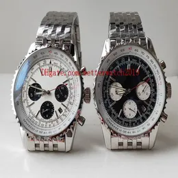 2 Kolor Sprzedawanie zegarków męskich Watch Watch 45 mm Navitimer AB031021 BF77 453A Chronograph Working Quartz Fold Stael ze stali nierdzewnej 202238T
