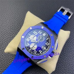 APF Factory Super Edition Watch 26405 44 mm Automatyczne mechaniczne zegarki mechaniczne 3126 Ruch 316L Bransoletka ze stali nierdzewnej Najwyższej jakości wodoodporne zegarki na rękę