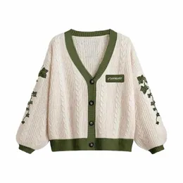 Evermore Cardigan Taylor Versi Yeşil Asma Popo Kablo Örgü Kazak Kadınlar Sonbahar Kış Vintage Kıyafet A9GZ#