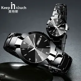 KEEP IN TOUCH Brand Luxury Lover Watches Quartz Calendar Dress Women Men Watch Couples Wristwatch Relojes Hombre 2019 With Box CJ1235l