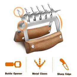 NEW 1pc Bear Claws Barbecue Fork Pull Shred Pork Shredde Manual Meat Clamp Roasting Fork Kitchen Tool Bbq Accessories Free Shipping