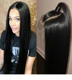 천연 검은 색 1B Baby Hear Heattant Glueless Synthetic Lace Front Wigs with Baby Hair Heattant Glueless Synthetic Lace Wigh Bla6367320