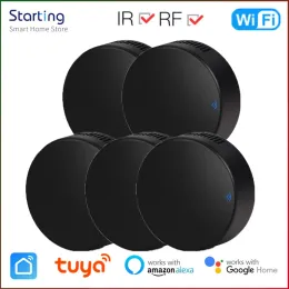 Controle universal 2 em 1 wifi rf + interruptor ir para tuya smart home rf/ir aparelhos para ar condicionado tv funciona com alexa google home