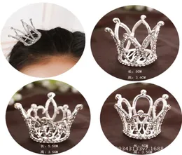 Dzieci039s okrągłe małe koreańskie nowe dziecko Slam Princess Head Girls039 Comb Crown7203575