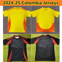 2024 Colombias James Soccer Jerseys 10 Valderrama 23 24 Falcao Home 24 25 Colombia Football Shirt Columbia National Team Men Kids Kit Camiseta de Futbol