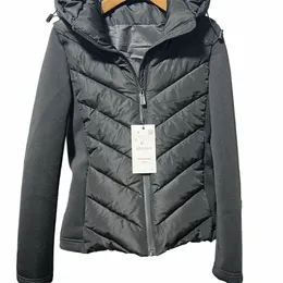 Unizera 2023, осенне-зимний новый продукт, женское универсальное повседневное пальто Lg с воротником-стойкой, сращенное из хлопка, 47h3 #
