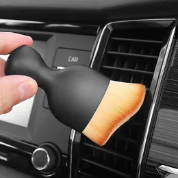 Ferramenta de limpeza interior do carro ar condicionado saída de ar escova de limpeza escova de carro fenda remoção de poeira artefato escova