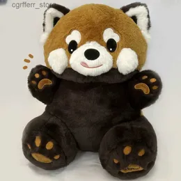 Gefüllte Plüschtiere Original Little Panda Doll süße Puppenkomfort -Puppe Red Panda Plüsch können Plüschkissen als Geburtstagsgeschenk für das beste Fri240327 sammeln