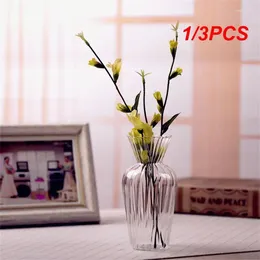 Vaser 1/3 st transparent glas för växtflaska blomkruka nordisk kreativ hydroponisk terrariumarrangemang behållare