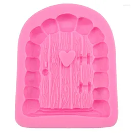 Baking Moulds Cartoon Door In Fairy Story Shape Silicone Molds Fondant Cake Decoration Sugar Craft Tools H545
