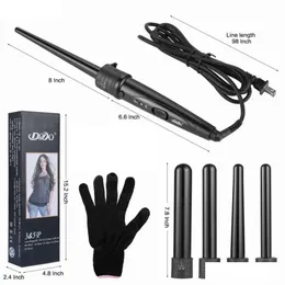 Curling Irons 5 em 1 Wand Set Cabelo Tong Curl Ferro O Rolo Curler Presente 0932Mm Eu Us Plug Juego de Rizador En Drop Delivery Produtos Dhyda