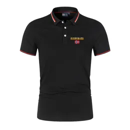 Designer Estate 2024 Nuove polo per uomo Moda Polo T Shirt Stampa Casual Manica corta Top Risvolto Slim Fit Jogging Fitness Sport Abbigliamento uomo