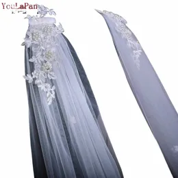 Youlapan VG71 Свадебные шали Кружевная накидка для свадебных платьев с Fr Женская накидка-фата Свадебные куртки Wrap для Dr K6Ma #
