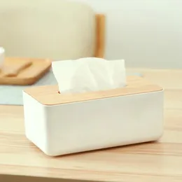 Caixa de tecido japonês capa de madeira caixa de papel higiênico de madeira maciça guardanapo titular caso simples elegante casa carro dispensador de papel de tecido