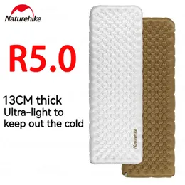 R50 Colchão Inflável Ultraleve Ao Ar Livre 1 Pessoas 20D Acampamento Portátil 13cm De Espessura Air Matts Com Bolsa 240306