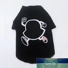 Üst Lüks Köpek Giysileri Yaz İnce Kısa Kollu Kedi Evcil Hayvan Teddy Bichon Pomeranian Küçük Yavrular T-Shirt Toptan