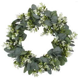 Fiori decorativi Falso fiore artificiale Rattan Verde Pianta sospesa Primavera Estate Muro Matrimonio Ghirlanda Decor Ghirlanda per interni ed esterni