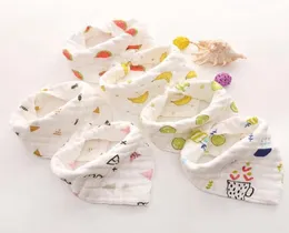 Maslin Baby Bibs Animal Infant Boy Bandanas Newborn Girl Smock Burp Clitt Cotton Feeding Towel Saliva Pailing 8 Layers 14 Designs Optival4824944