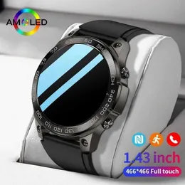 Relógios de pulso 2024 AMOLED Smart Watch Homens Always-on Display Hi-Fi Voice Call Esporte Relógios IP68 À Prova D 'Água Smartwatch para Huawei Xiaomi iPhone 24329