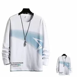 Mens baggy LG Sleeve T Shirt Sports Crew Neck Tee Shirts Blus Pullover Topps Round Neck LG Sleeve Men Casual Sweatshirts H5HG#