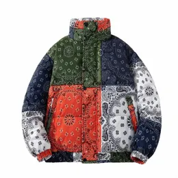 Winterkleidung Bomberjacke Blase Mantel Männer Warme Cew Parkas verdicken Oberbekleidung Fi Street Korean Cott-Padded Kleidung Männlich A5S4 #