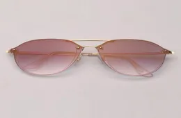 Modische Damen-Sonnenbrille „Blaze Double Bridge“, rund, neue Herren-Sonnenbrille, Damen-Sonnenbrille mit Lederetui2172609