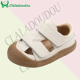 Sandals Claladoudou Brand Girls Summer Sunding sto-he-hey sandalssolid sandals Outdoor Voreal Lase For 0-3years Toddler Boysbaby Beach Sandal 240329