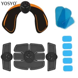 Gadgets Akıllı EMS Hips Trainer Elektrik Kas Stimülatörü Kablosuz Kalçalar Abdominal ABS Stimülatörü Fitness Vücut Masajı Knit289n