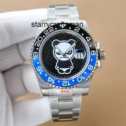 ساعة فاخرة RLX Clean Watch Watch Movement Automatic Mechanical for 40mm sapphire Wristwatch Classic Business Wristband Montre de Luxe