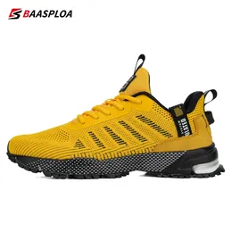 Casual Shoes Baasploa 2024 Male Sneakers Breathable Mesh Men Running Outdoor Grass Walking Gym For Plus Size 41-50