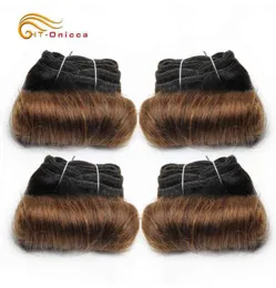 Кусочки для наращивания волос Mechones De Cabello Rizado Brasileo 100% Humano 4 Mechones Pelo Afro 1b 30 Borgoa Extensin Remy 5 6 y 7 Pulgadas 2102229379134