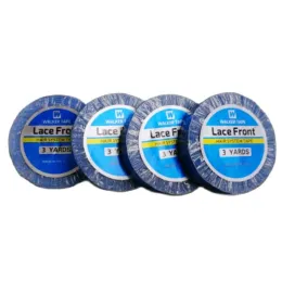 المواد اللاصقة 10pcs 3yard 0.8 سم الدانتيل الأمامي Glue Glue Glue Glue Glue Glue Glue for Tape Extension Tape Tape Adeshesives