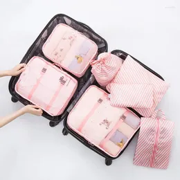 Storage Bags 7PCS Suitcase Organizer Waterproof Packing Clothes Bag Set For Travel