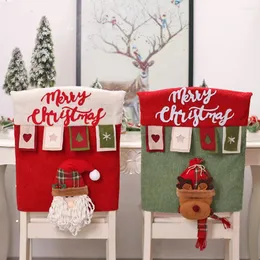 Chair Covers Christmas Protector Cover Soft Cartoon Seat Xmas Atmosphere Multi-Functional Durable Home Decoration Ornament