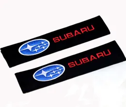 2 шт., хлопковые фланелевые накладки на ремень безопасности, защитный чехол, наплечная накладка для Subaru Impreza Forester Tribeca XV BRZ2564627