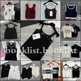 New Fashion Clothing Tops Fashion Designer knitted Vest For Women Striped knitted Short Sleeve