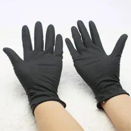 1PAIR HAROLE GULDE RUBED Gloves Technic Gloves. Прочные анти-скользкие перчатки парикмахерские инструменты для укладки волос Черные перчатки