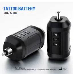 Maskin trådlös tatuering strömförsörjning RCA Audio DC -gränssnitt för Sol Nova Tattoo Pen Hine Body Art Tattoo Battery