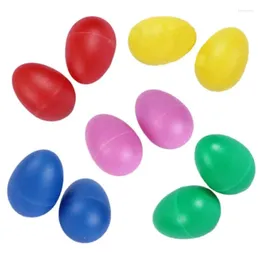 Skålar 10 Pack Plastic Percussion Music Instrument Toys Toys Egg Maracas Shakers