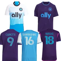 24-25 Charlotte home Maglie da calcio di qualità tailandese yakuda 10 DEJAEGERE 9 COPETTI 6 TUILOMA 8 WESTWOOD 13 BRONICO 14 BYRNE 15 BENDER 22 BINGHAM 16 SHNYASHIKI