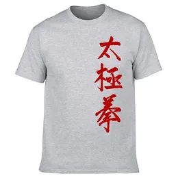 Tai Chi Brief T Shirts Grafik Baumwolle Streetwear Kurzarm Opa Papa Vater Tage Sport T-shirt Herren Kleidung 240315