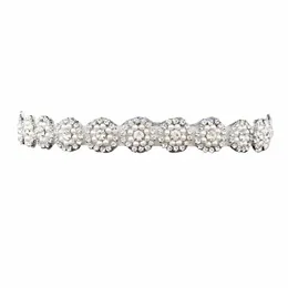 elegant Rhineste Belt for Wedding Dr Sier Color Bridal Pearl Belt S Ribb Bride Accories Bridesmaid Gift N91r#