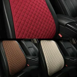 Uppgradera linne lin med bilstolskyddskydd främre säte ryggstopp auto front interiör styling lämplig för de flesta bilbilar SUV eller skåpbil