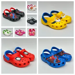 Unisex-child funlab clog barn klassiska minions krok slinga tecknad hål sandaler hotshoesapp