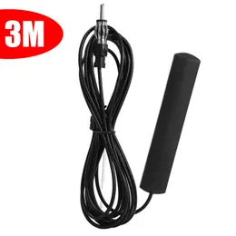 Aggiornamento 5/3M Antenna radio elettronica per auto Parabrezza anteriore per auto AM FM Antenna radio Amplificatore di segnale Booster 12V Antenna universale