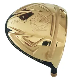 Kluby golfowe Katana Ninja Golf Driver Head Men prawy ręka głowa golfowa Złota 9.5 lub 10.5 Loft