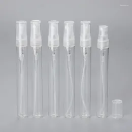 Lagringsflaskor 8/16st 10 ml mini parfymflaska glas spray påfyllningsbara tomma kosmetiska behållare bärbara finfördelare
