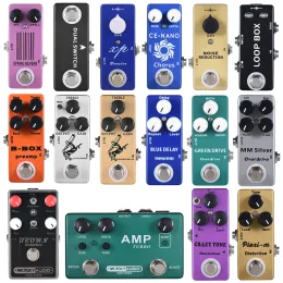 기타 Mosky Electric Guitar Pedals 기타 효과 페달 지연 악마 FX 페달 클립 이펙터 기타 스트링 악기